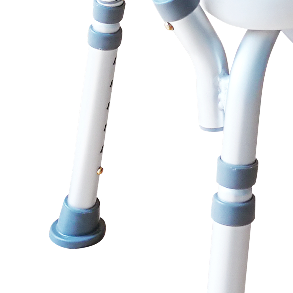 アームとU字型カットアウト付きバスシート