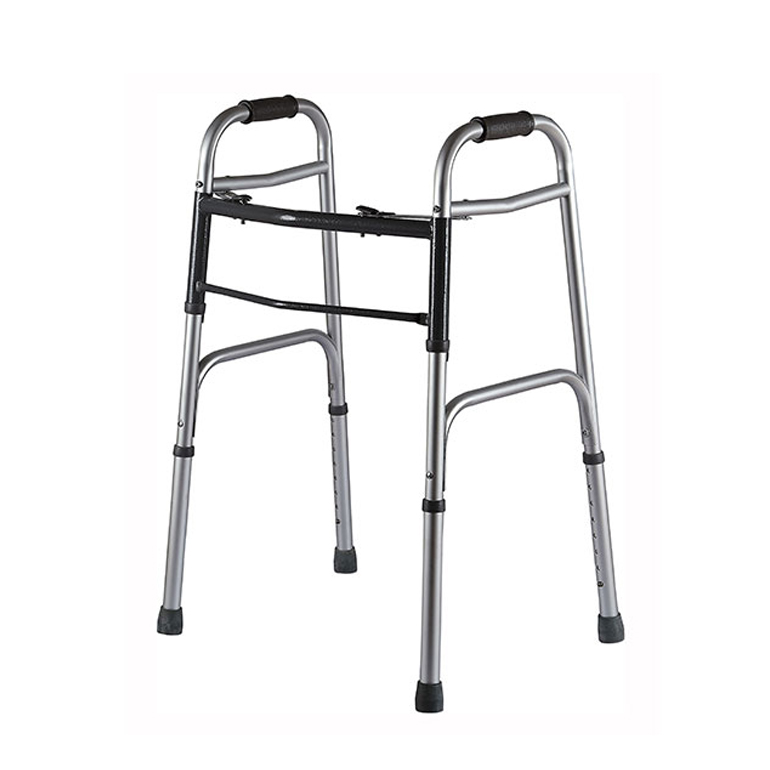 Déambulateurs pliants à double paume en aluminium