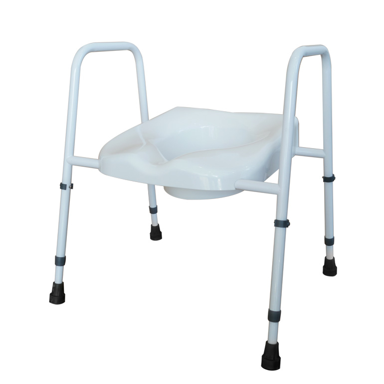 High Adjustable Steel Mowbray Toilet Seat And Frame Lite