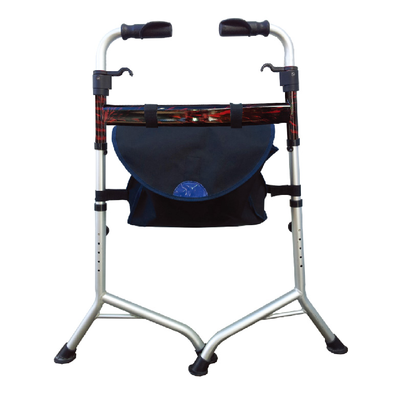 Andador de viaje plegable fácil con bolsa de almacenamiento