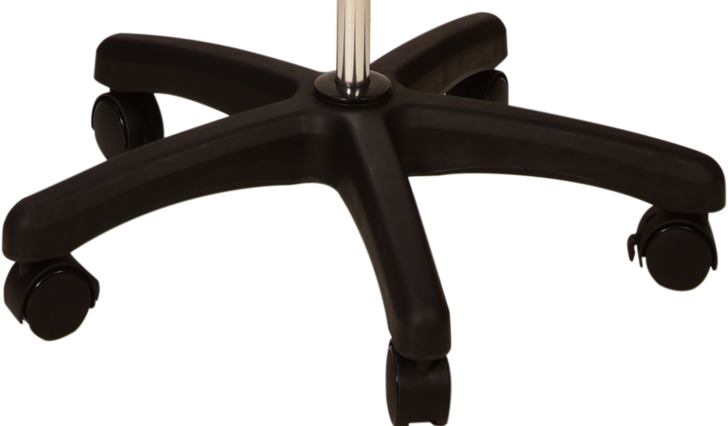 Asta portaflebo standard superiore rimovibile regolabile con 4 ganci