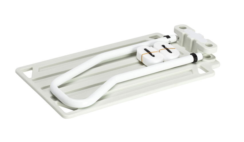 Bedrail met kunststof basis