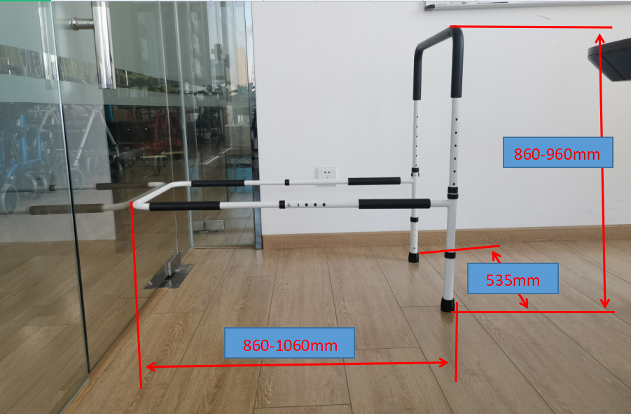 Maniglia di sicurezza e stabilità sul comodino