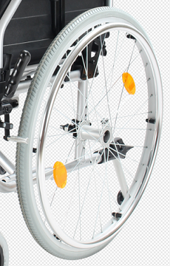 Zusammenklappbarer, leichter Rollstuhl für ältere Menschen