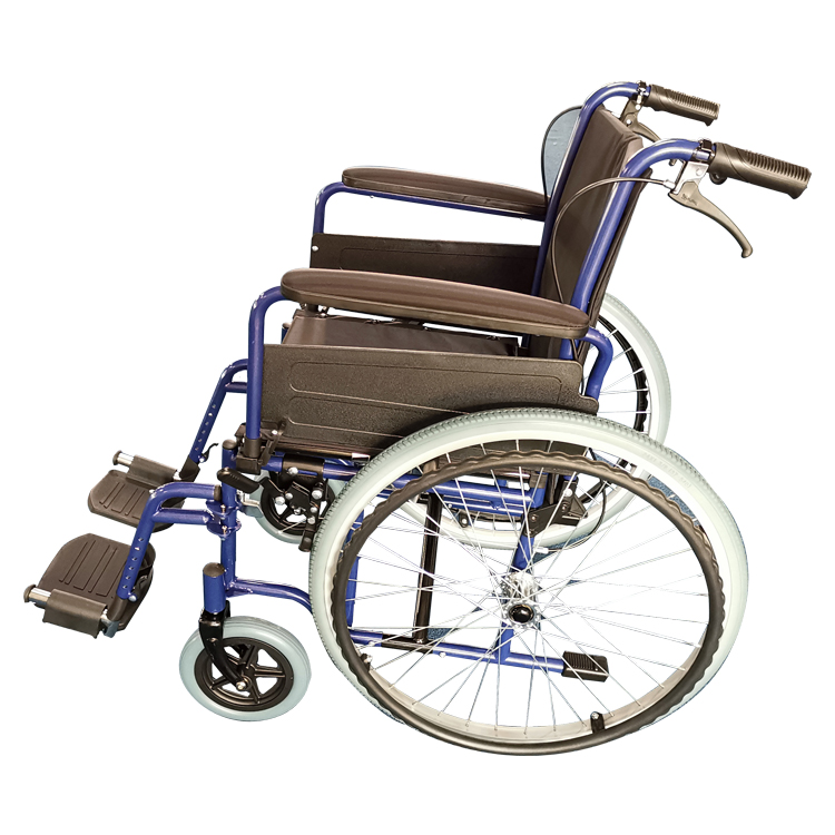 Fauteuil roulant en acier économique pour personnes âgées