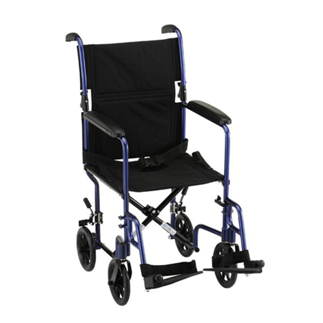 Superligh Aluminum Folding Transport Wheelchair