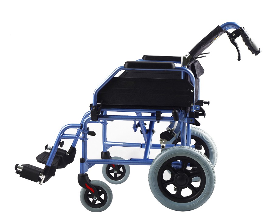 Deluxe összecsukható szállító kerekesszék