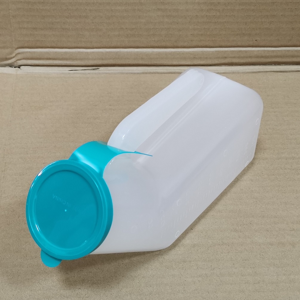 Bottiglia per orinatoio maschile con coperchio