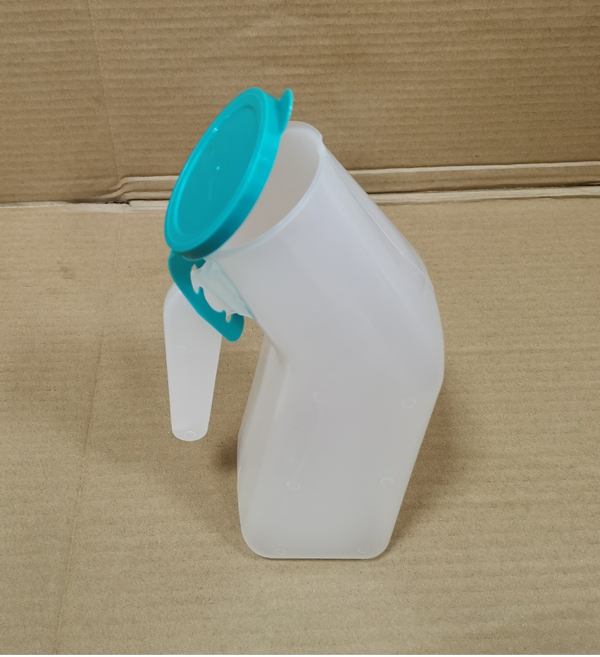 Bottiglia per orinatoio maschile con coperchio