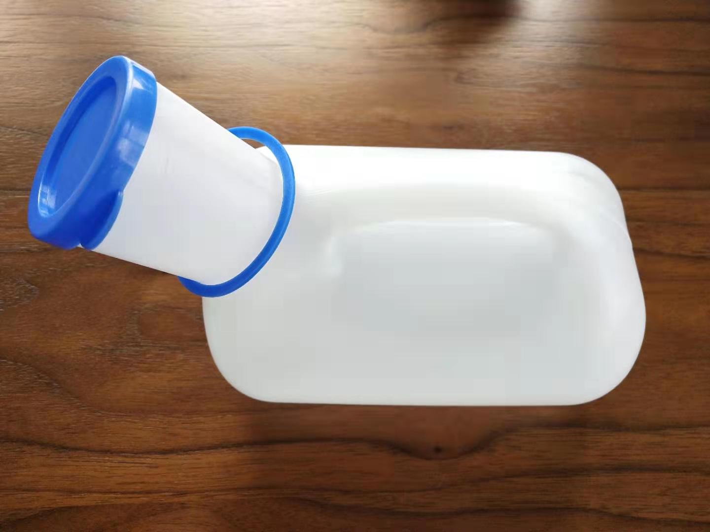 Férfi vizeletüveg kiömlésgátló fedéllel