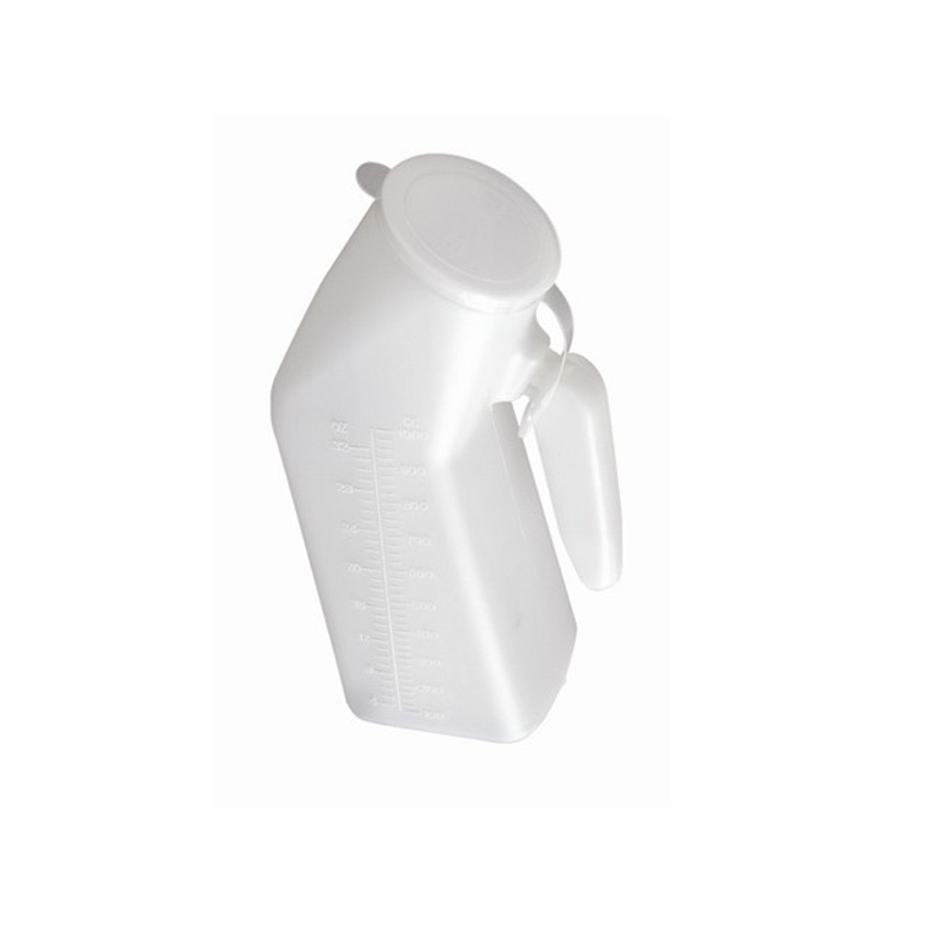 Kiömlésbiztos hordozható férfi piszoárpalack