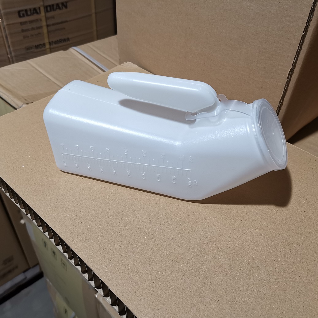 Kiömlésbiztos hordozható férfi piszoárpalack