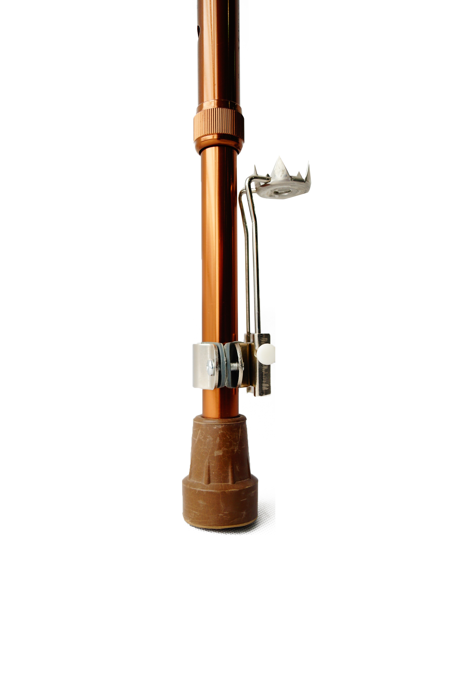 Punta con presa sul ghiaccio per canne