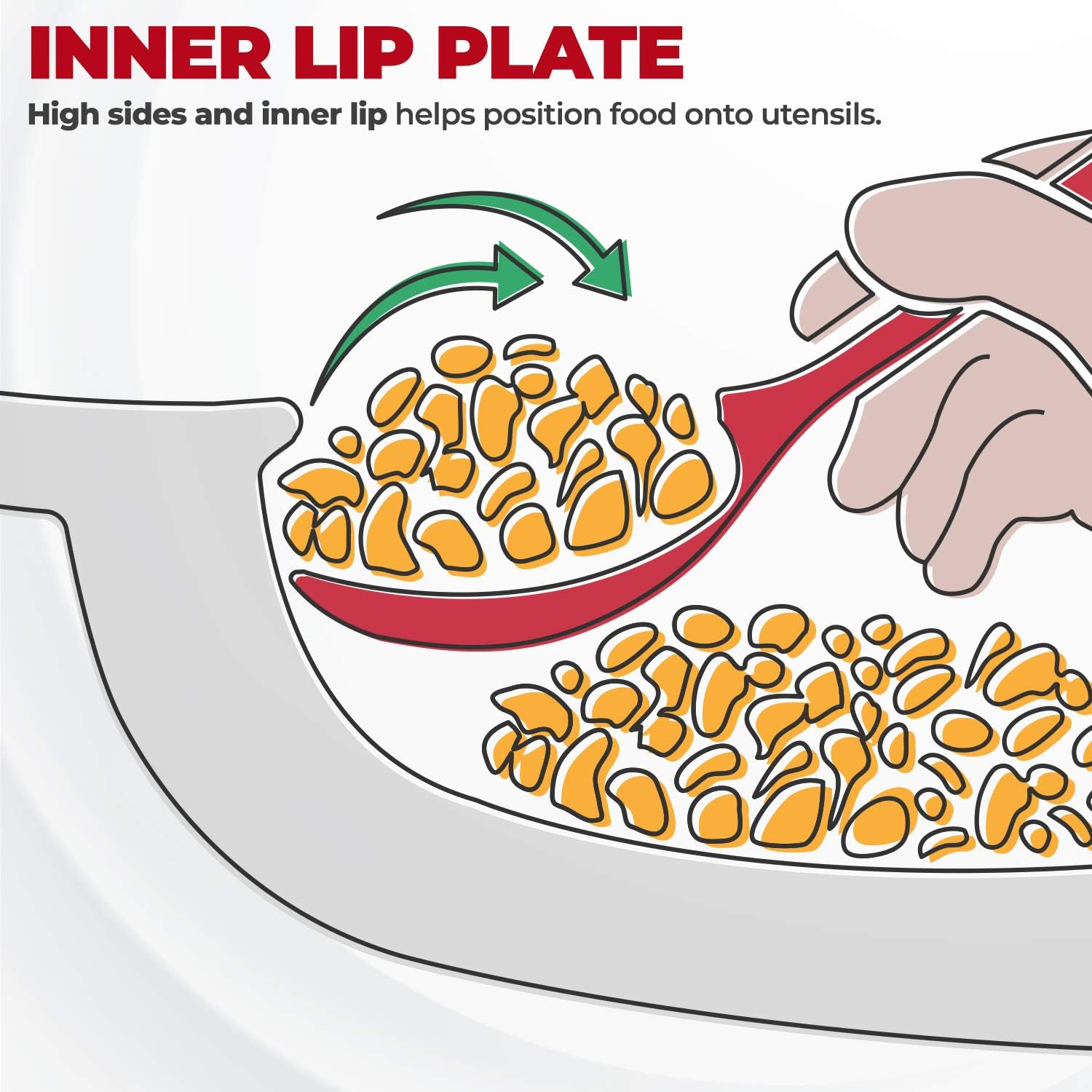 Tányér mély belső fedéllel