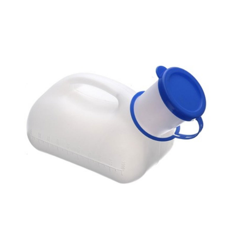 Male Urine Bottle With Anti Spill Lid