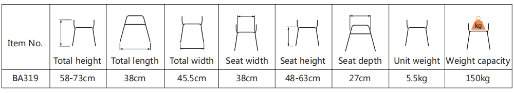 Shower Stool with Handles