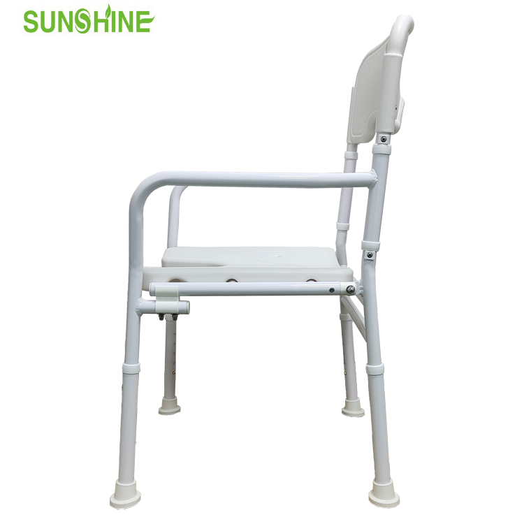 Összecsukható alumínium zuhanyszék