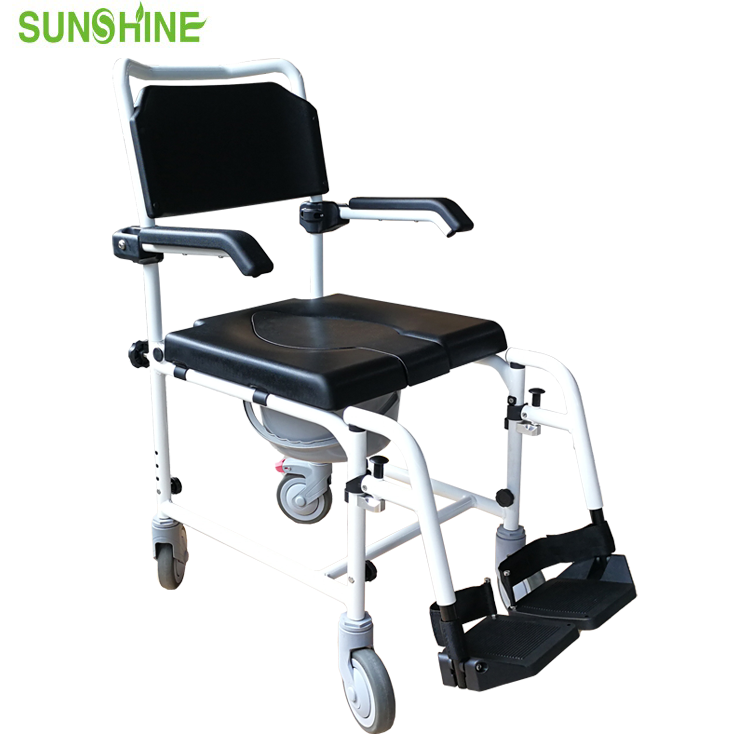 Alkalmazható, alumínium zuhanykabinos mozgatható szék