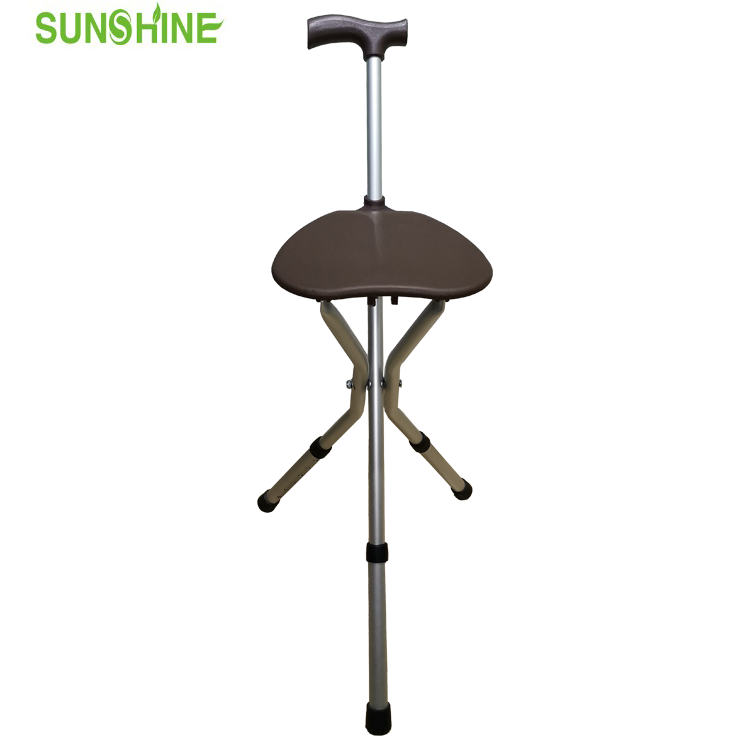 Bastone da passeggio pieghevole con sedile