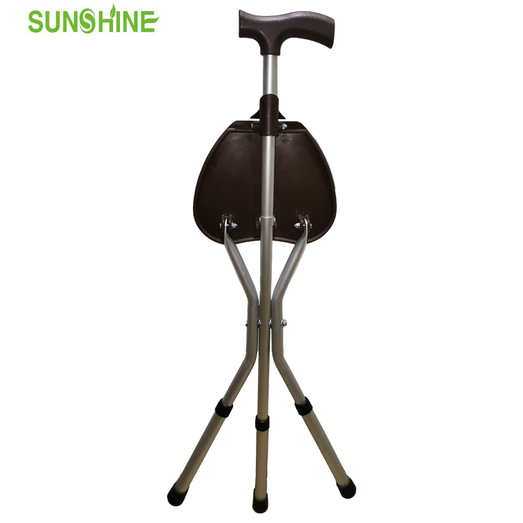 Bastone da passeggio pieghevole con sedile