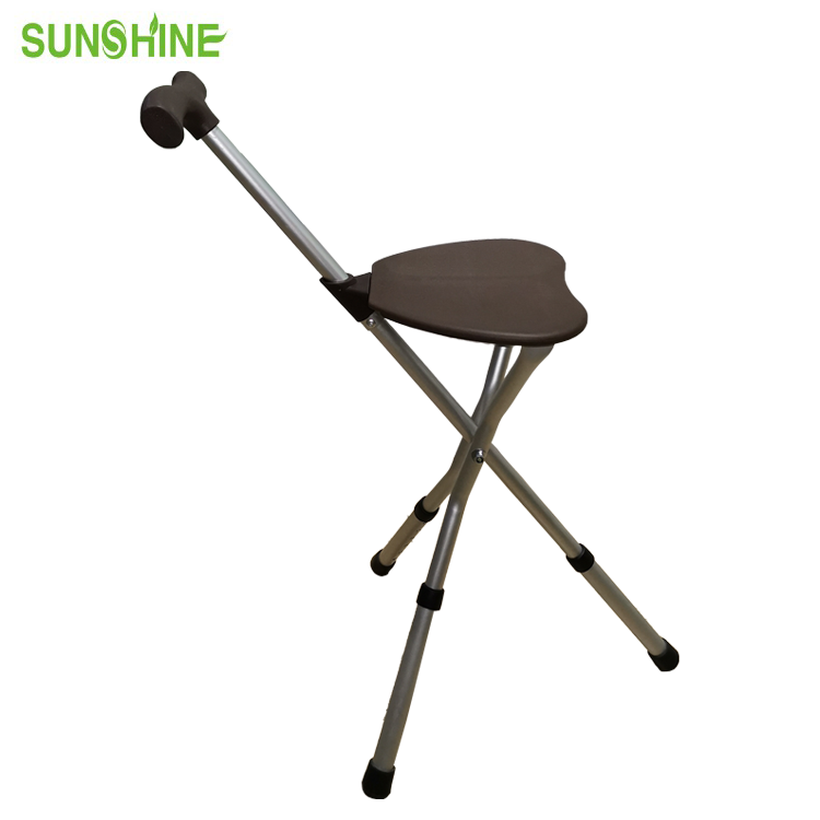 Bastone da passeggio pieghevole con sedile