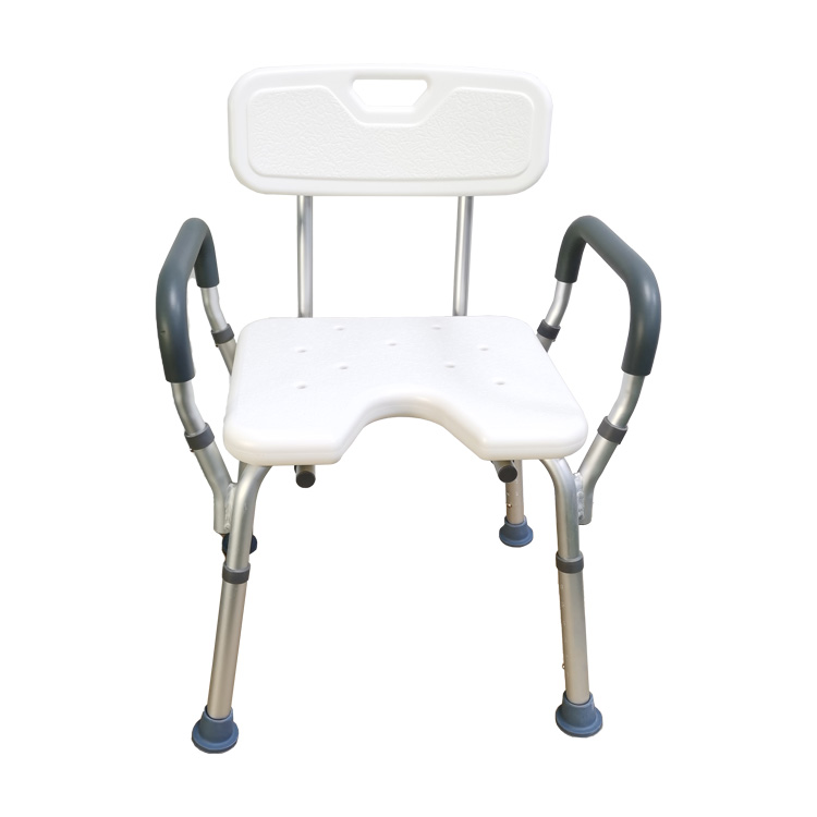 Badzitje met armen en U-vormige uitsparing