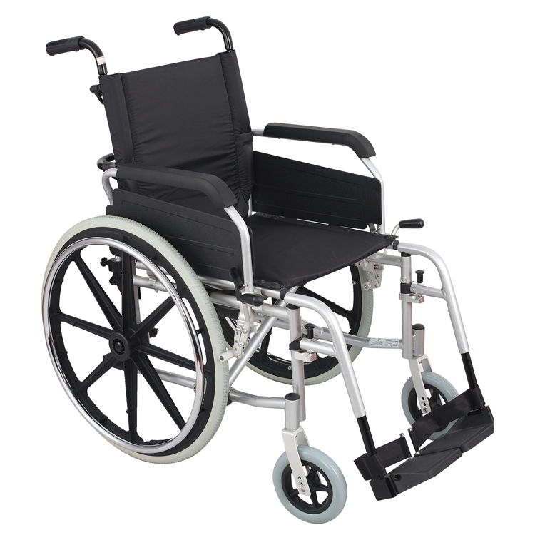 Multifunctionele stalen rolstoel