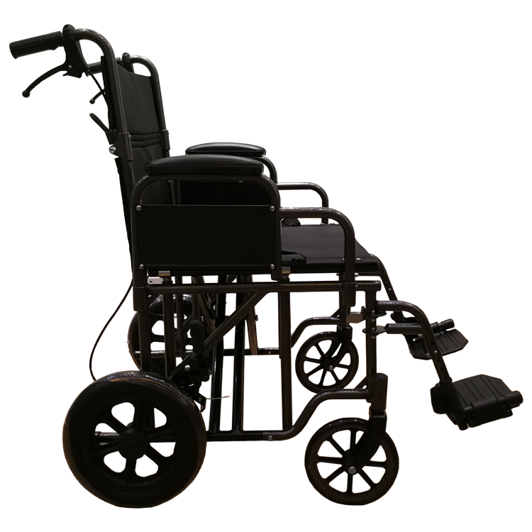 Silla de ruedas de transporte resistente