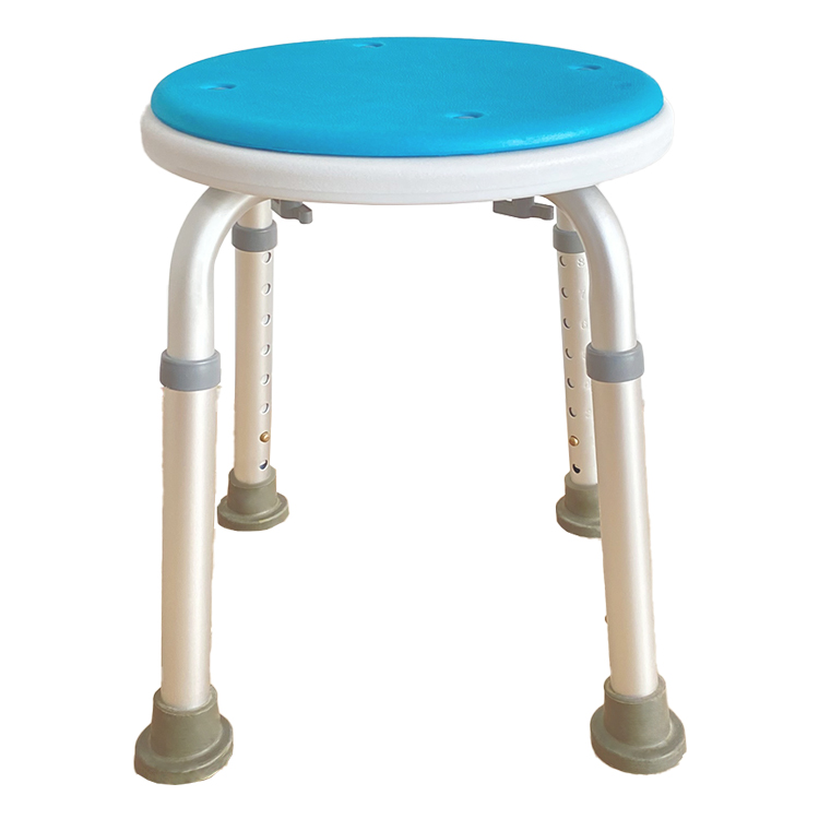 Sgabello da doccia rotondo con imbottitura in EVA