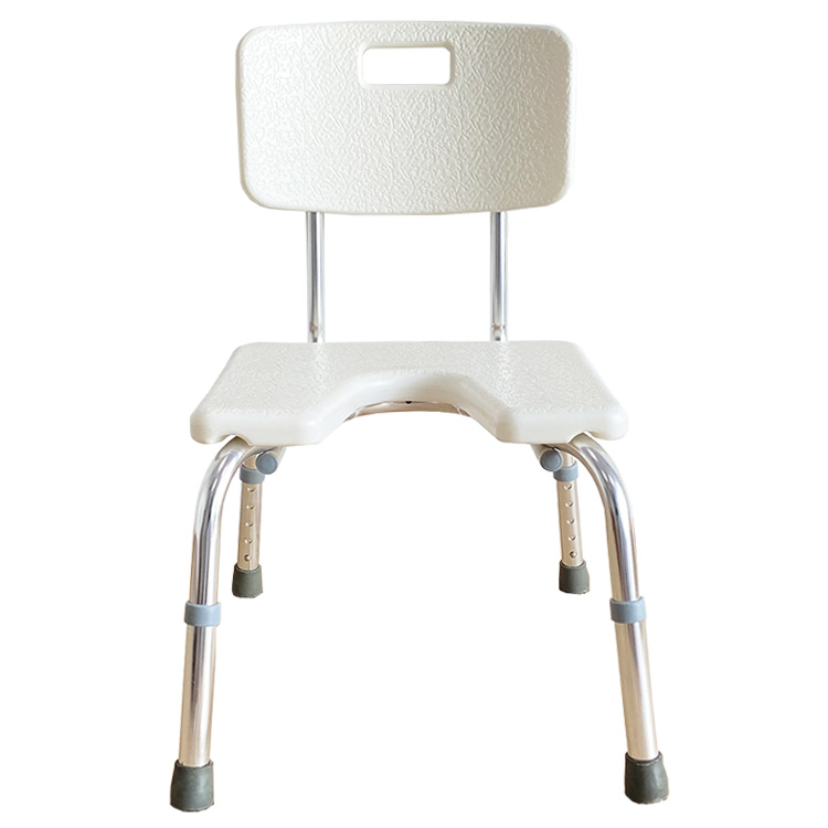 背もたれ付きの簡単にアクセスできるシャワーチェア