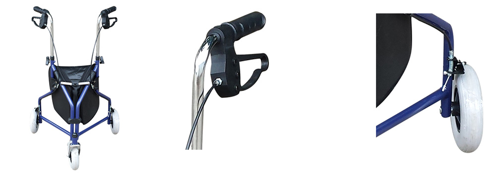 Lightweight Tri Wheel Walker