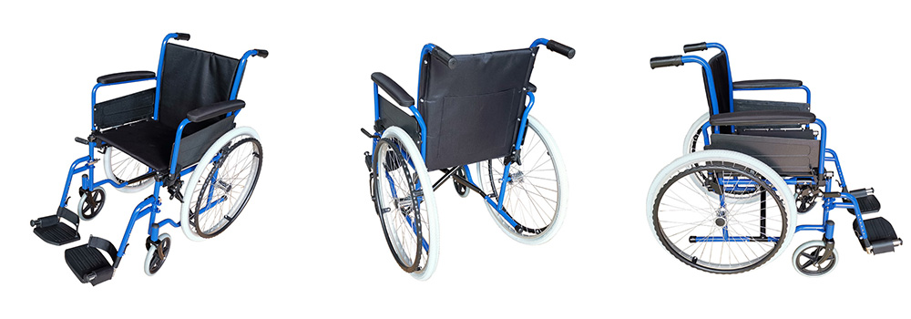 basic steel wheelchair