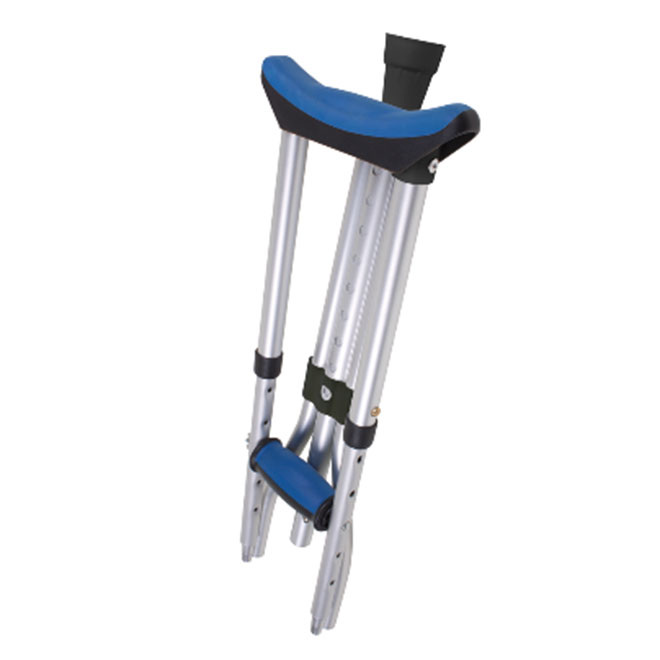 Quick-Change Height Adjustable Adult Crutches