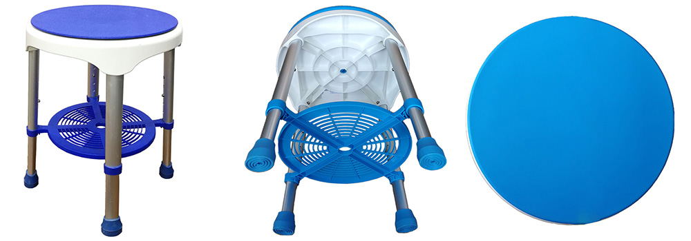 Deluxe Rotational Shower Stool