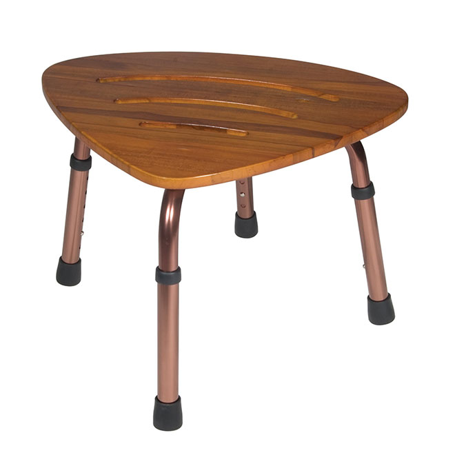 Bath shower with aluminum anodized frame