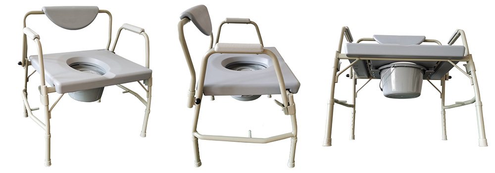 Bariatric Steel Commode Chair
