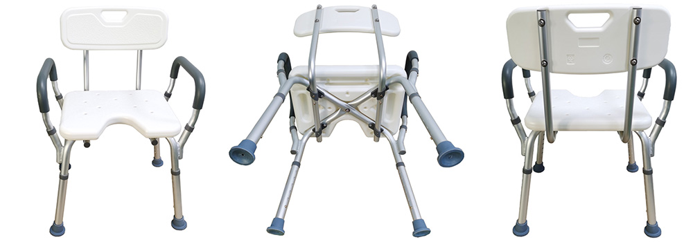shower chair with U shape seat