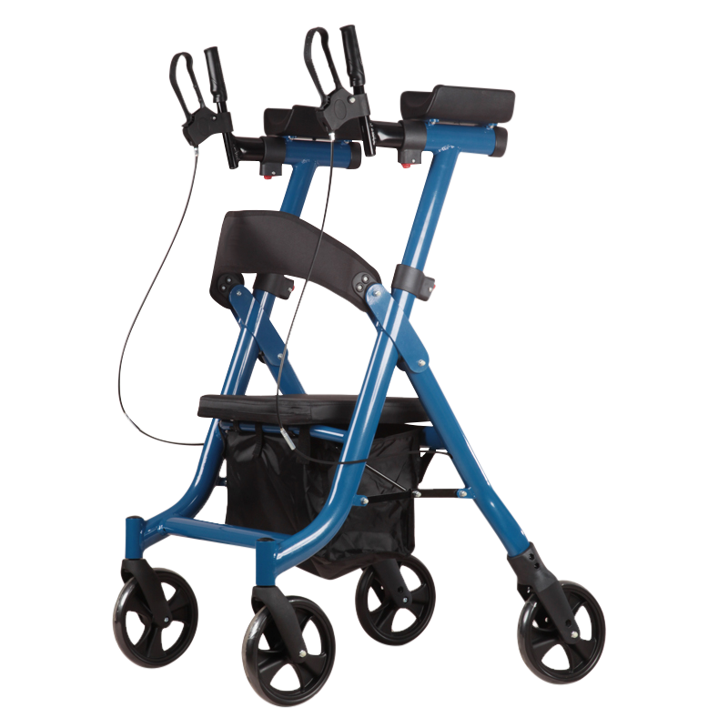 Deluxe Comfort Folding Rollator Walker