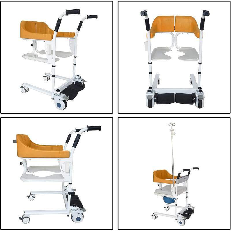 Steel 4 in 1 Manual Transfer Chair
