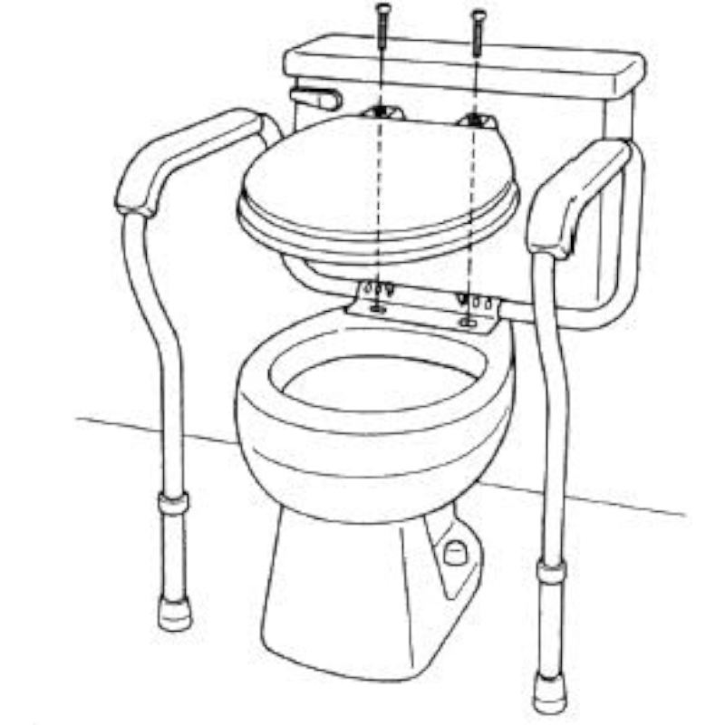 toilet frame