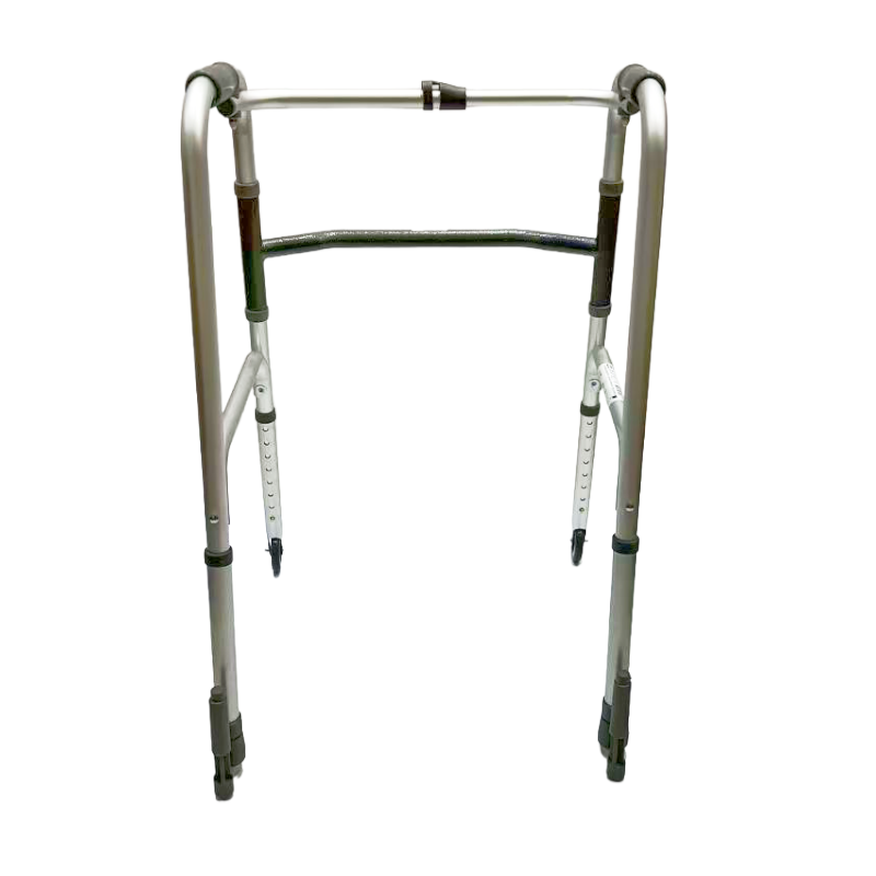 Andador plegable individual; Fijo; Ruedas delanteras fijas de 3