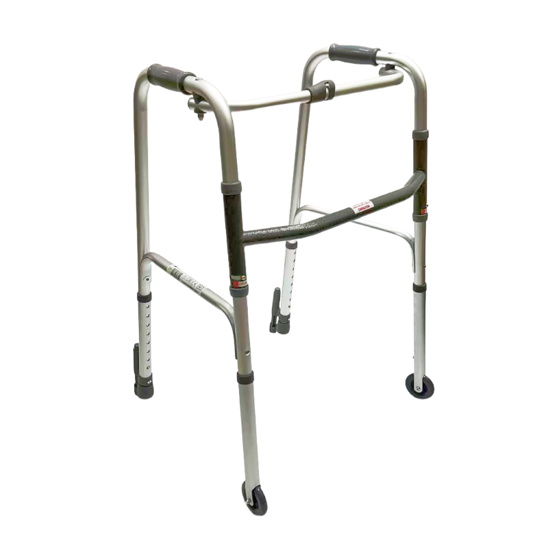 Andador plegable individual; Fijo; Ruedas delanteras fijas de 3
