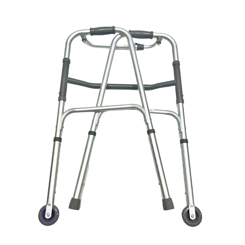 Déambulateur pliable simple ; Fixe ; roues avant fixes de 3