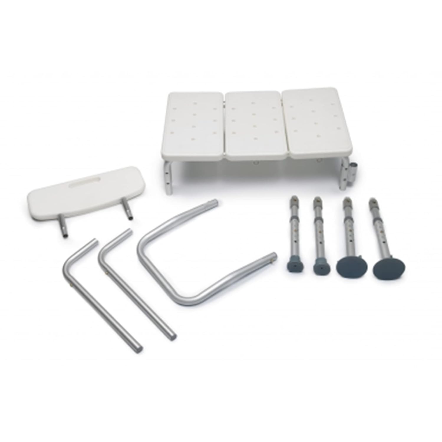 Скамейка-трансформер версии КД, регулируемая скамейка для душа и сиденье для ванны для пожилых и взрослых, нескользящие ножки, сборка без инструментов