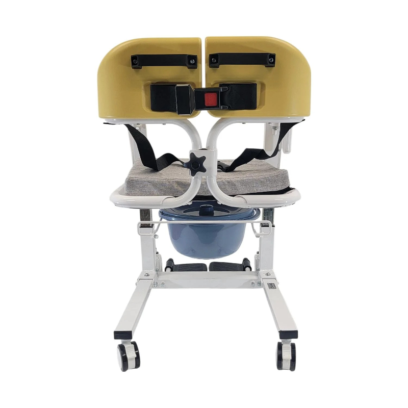 1 sedia per trasferimento pazienti per la casa, sedia per trasferimento anziani, facile da usare, sedia per doccia, comoda da comodino