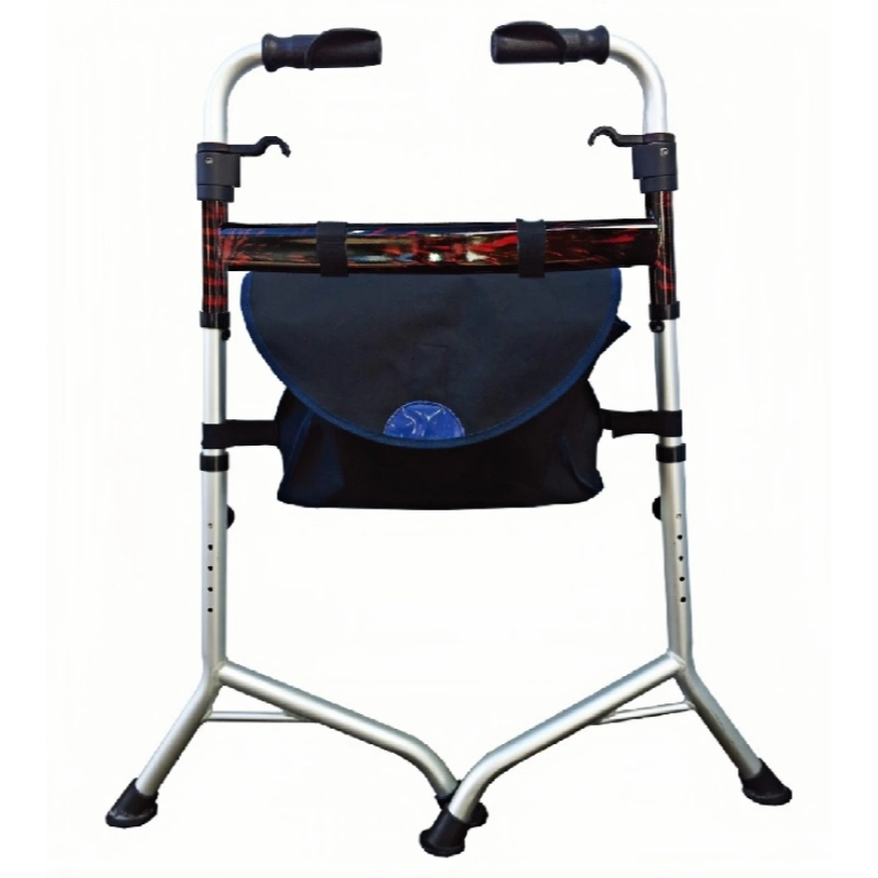 Leicht zusammenklappbarer Reiserollator mit Aufbewahrungstasche