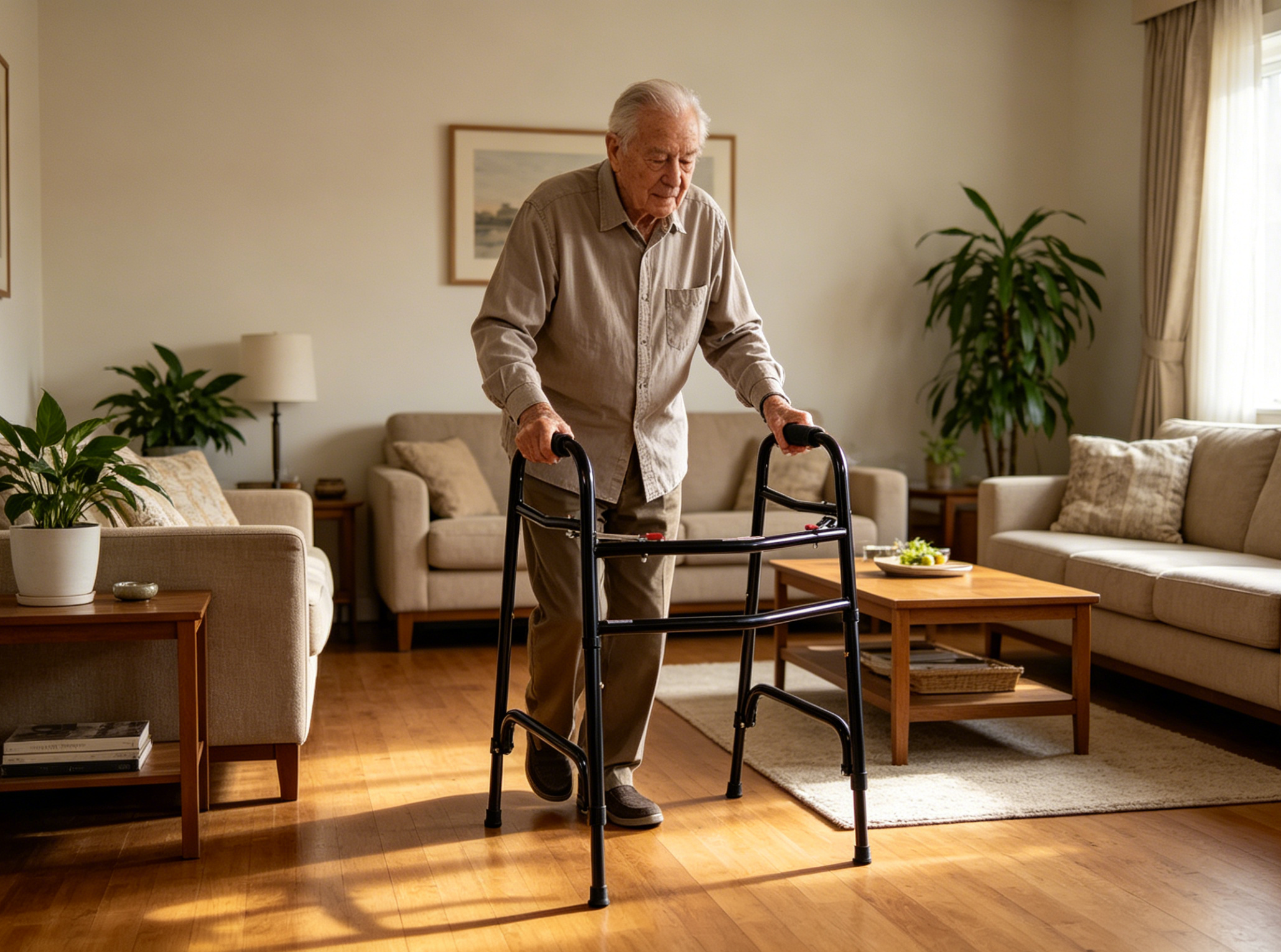 Heavy duty steel walker