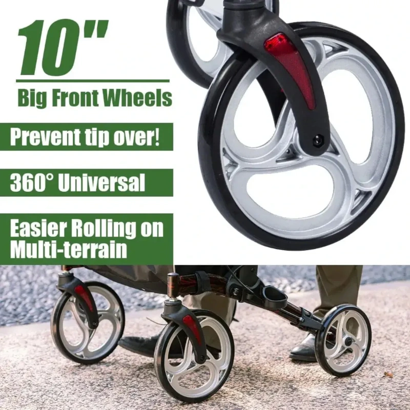 Rollator with seat