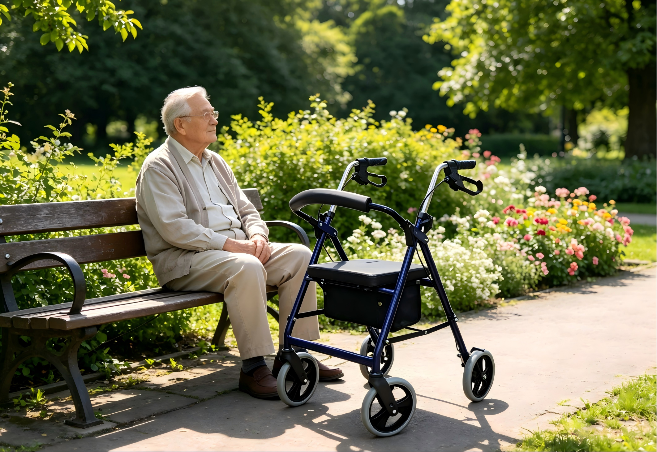 Lightweight Aluminum Rollator Lightweight Aluminum Rollator