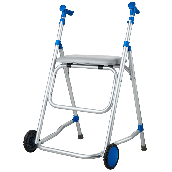Deambulatore a due ruote in alluminio leggero con sedile: ridefinire il comfort e la sicurezza per gli anziani. Deambulatore a due ruote in alluminio leggero con sedile: ridefinire il comfort e la sicurezza per gli anziani.